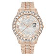 thumbnail image 2 of Luxurious Full Diamond Steel Strip Ms Quartz Analog Watch Diamond Watch, 2 of 5