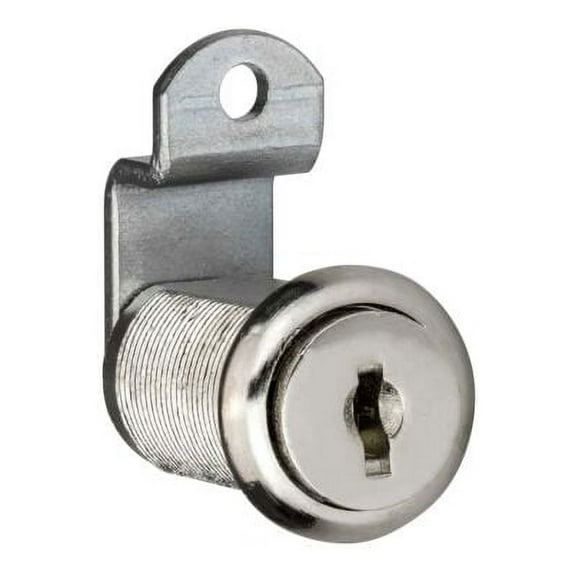 CompX National 6-Pack Cam Lock with 1-3/16" Cylinder, #C346A Keyed Alike, Nickel Finish