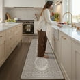 thumbnail image 3 of PABUBE Kitchen Mat 24"x59", Waterproof & Oil Proof Kitchen Rug, Persian Vintage Decor, 0.4" Thick Cushioned Anti Fatigue Kitchen Mat for Floor, Easy Clean, Non-Slip Kitchen Floor Mat, 3 of 9