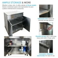 thumbnail image 5 of Transolid Obcs32 Outdoor Kitchen 32" W X 24" D X 37" H Single Base Cabinet - Stainless, 5 of 5