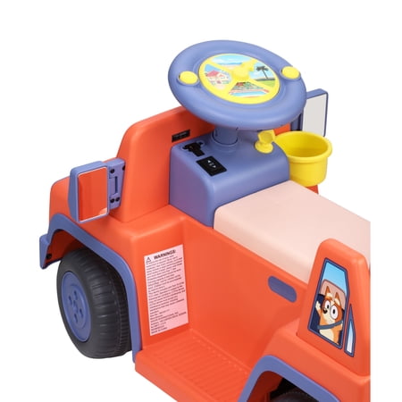 6V BLUEY BATTERY POWERED RIDE ON CAR WITH SOUNDS, KIDS AGES 2+