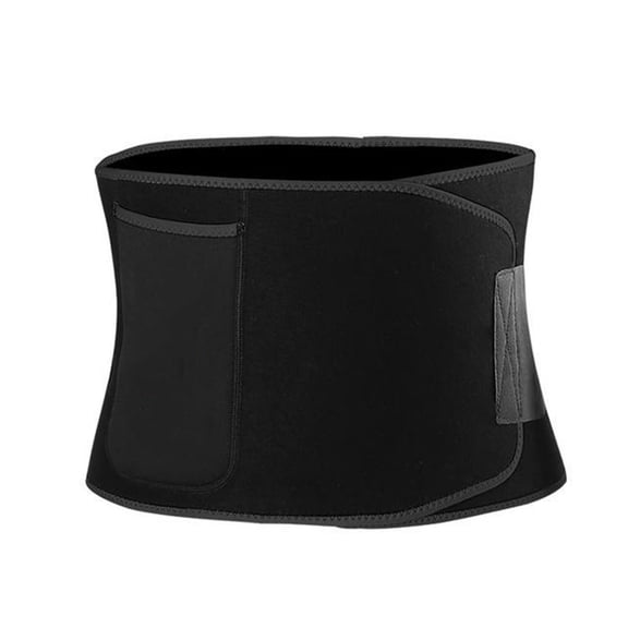 Fitness Belt Sweat Enhancer Trainer For Belly Support with Front Pocket Design