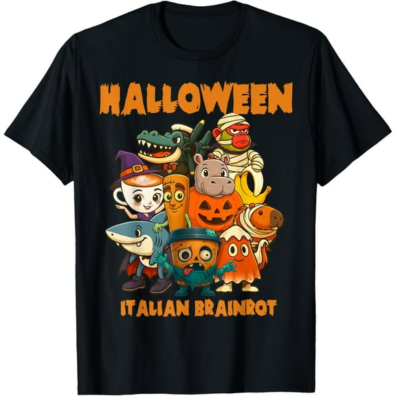 Velto Italian Brainrot Characters Themes Costume Party T-Shirt All Size S-5XL