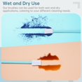 thumbnail image 4 of 200 Pcs Crevice Cleaning Brushes, Disposable Small Cleaning Brushes, Wet and Dry Use Groove Cleaning Brushes, Cleaning Tools for Keyboard Toilet Seam Door Track, 4 of 7