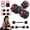 Black&Red, variant on MERACH Adjustable Soft Dumbbell Set, Kettlebells and Barbell Weight Set for Home Gym, 45lbs