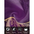 thumbnail image 7 of Purple Boho Floral Cloth Napkins Set of 8 Reusable Dinner Napkins, Vintage Ethnic Tribal Abstract Art Cocktail Napkin Washable Table Napkins for Wedding/Holiday Party/Baby Shower 20"x20", 7 of 7