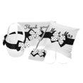 thumbnail image 1 of 4 unids / set suministros de la boda cesta de la muchacha de flor de satén + almohada del portador d Abanopi Suministros de boda, 1 of 7