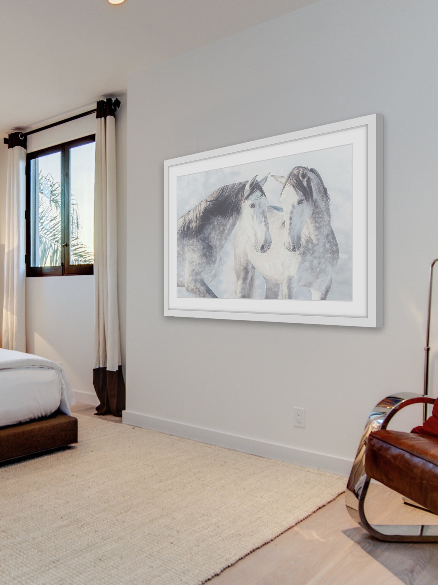 "Twins with Spots" Framed Painting Art Print
