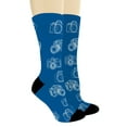 thumbnail image 2 of ThisWear Camera Gifts for Photographers Camera Print Socks Camera Themed Gifts 6-Pair Novelty Crew Socks, 2 of 5