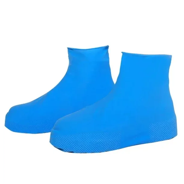 Cubiertas impermeables de silicona para zapatos, botas de lluvia de goma antideslizantes reutilizables, accesorios para días lluviosos al aire libre, 1 par