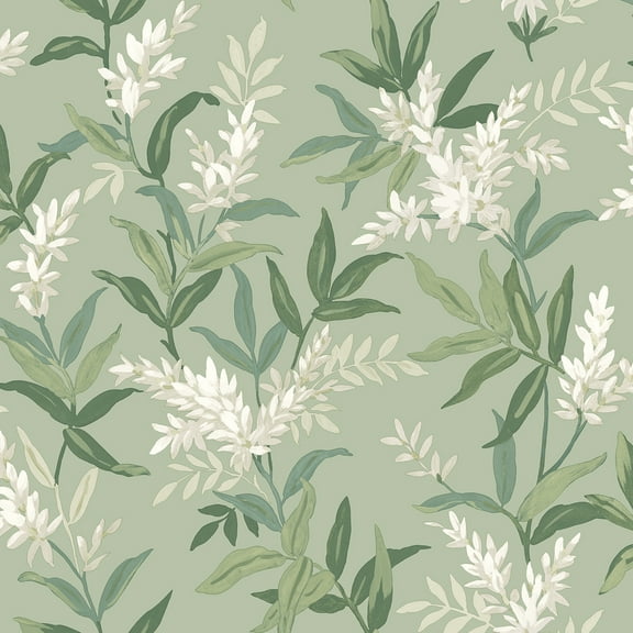Belgravia Decor Olivia Sage Floral Wallpaper