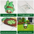 thumbnail image 4 of YIBAGA St Patricks Day Yard Signs Extra Large Outdoor Decorations 2pcs Gnomes with Stakes with LED Lights, 4 of 7