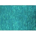 thumbnail image 1 of Ahgly Company Machine Washable Indoor Rectangle Oriental Turquoise Blue Industrial Area Rugs, 2' x 3', 1 of 4