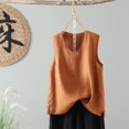 thumbnail image 2 of AherBiu Tank Tops for Women Lightweight Summer Casual Loose Round Neck Sleeveless Basic Shirts Blouse, 2 of 7