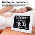 thumbnail image 4 of Digital Calendar Alarm Day Clock, 10 Inch Screen 8 Languages Display 5 Custom Alarms Automatic Dimming AM PM, Digital Calendar Clock For Seniors, 4 of 8