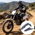 thumbnail image 2 of YYV Gifts Off-Road Dirt Bike Mudguard Replacement Universal Black Rear and Front Splash Guard Durable Plastic Compatible with Motocross Dirt Bikes ATV, 2 of 9