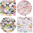 thumbnail image 3 of 50 Unids/set Sanrio Pegatinas De Dibujos Animados Lindo Impermeable Decoración Pegatina Canela Perro Kuromi Melody Cuaderno Papelería, 3 of 4