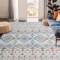 thumbnail image 6 of Shunda K Moroccan 8x10 Rugs for Living Room, Large Washable Area Rug Ultra-Thin Soft Carpet, Oriental Trellis Bedroom Rug Distressed Non Shedding Throw Rug for Living Dining Room Office (8x10ft, 05), 6 of 6