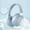 Blue, variant on Byujiro Bluetooth Headphones Wireless Earbuds Over Ear Bluetooth Wireless Headphones Intelligent Noise Reduction HiFi Stereo Foldable Headset with Noise Cancelling Headphones
