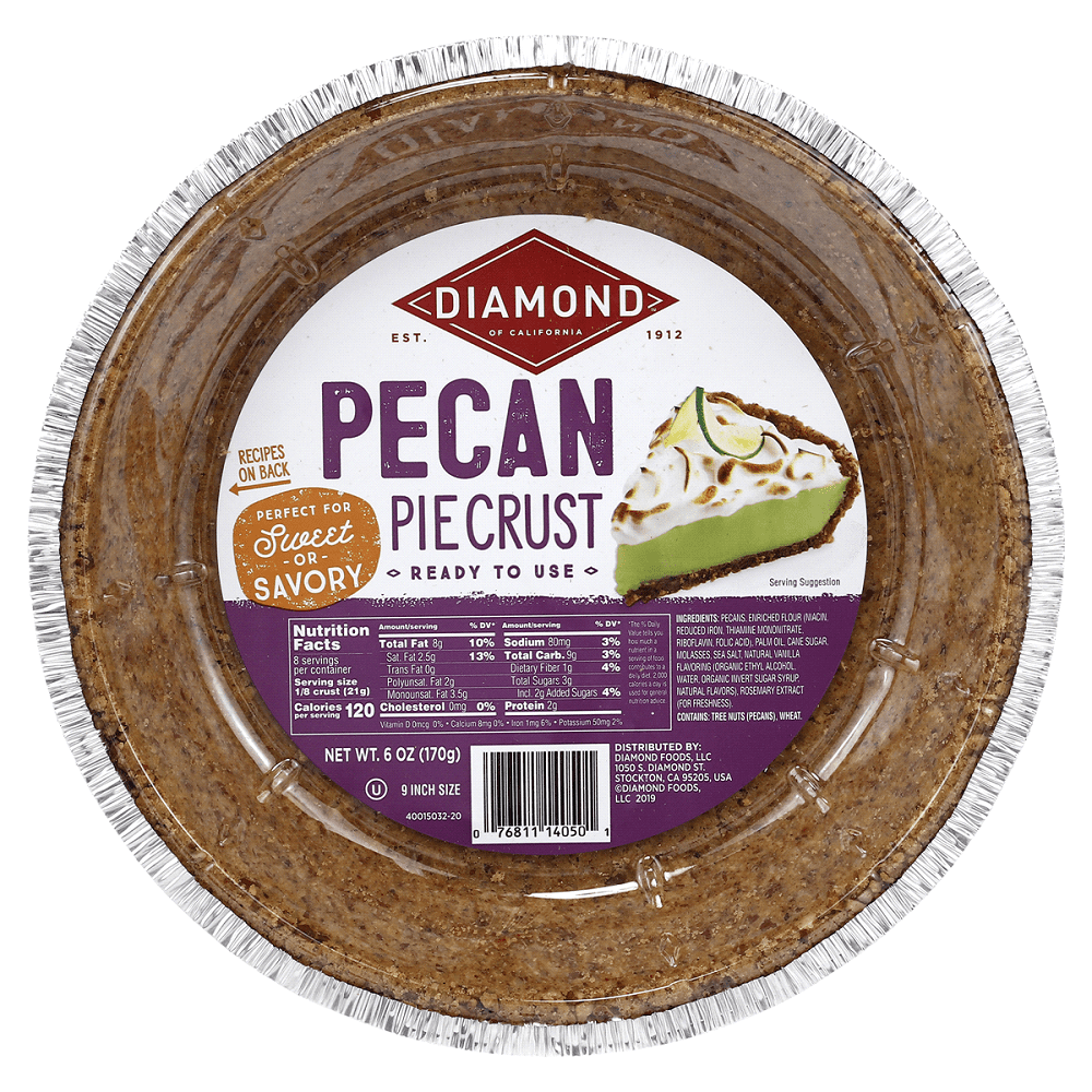 Diamond 9 in Pecan Pie Crust, 6 oz [Pack of 12]