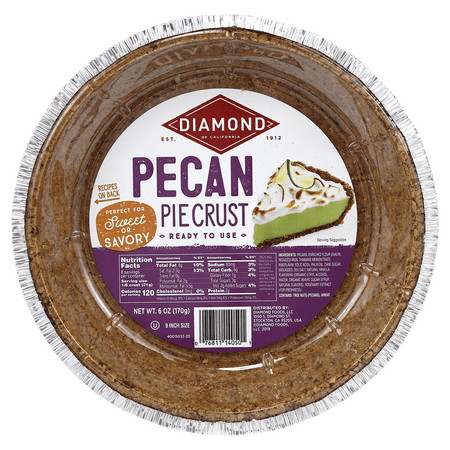 Diamond 9 in Pecan Pie Crust  6 oz [Pack of 12]