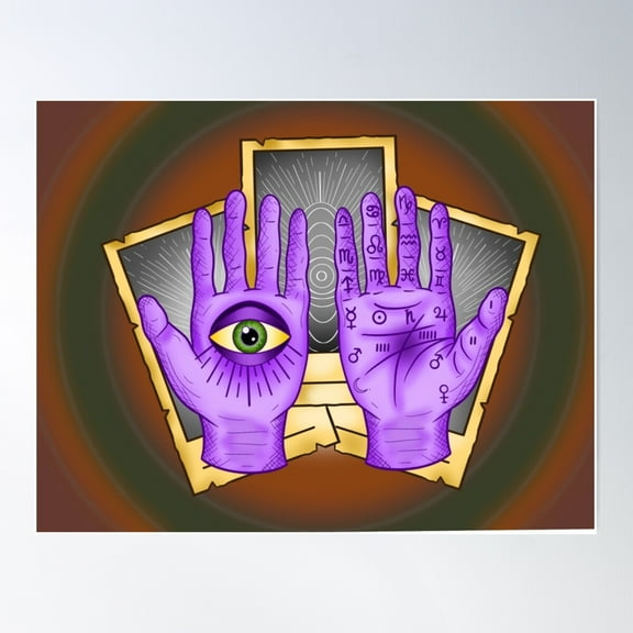 Hands Poster Wall Art, Modern Wall Decor For Living Room Bedroom, 8x12 UNFRAMED