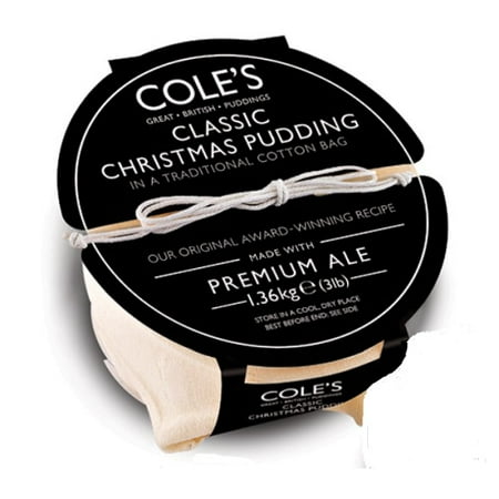 - Cole's Classic Christmas Pudding w/Premium Suffolk Ale 1.36kg