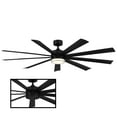 thumbnail image 3 of Wynd XL 72" Matte Black Integrated LED Smart Ceiling Fan with Remote Control, 3 of 11