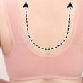 thumbnail image 4 of Woman Florals Print Wirefree Bra Front Button Closeure Everyday Sports Bras Soft Bras, 4 of 19