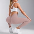 thumbnail image 6 of 3D Cellulite Leggings for Women Smile Contour Activewear Tights No Curling Lift Pants for Workout Running Athletic No Front Seam Leggings Resistance Band Leggings Anti Cellulite Leggings Khaki M, 6 of 7