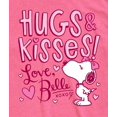 thumbnail image 2 of Peanuts - Hugs And Kisses Belle - Toddler And Youth Short Sleeve Graphic T-Shirt, 2 of 5