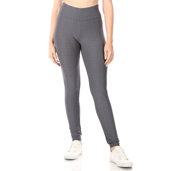 Women's Ruched High Waist Workout Running Yoga Leggings with Pockets