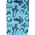 thumbnail image 4 of Men's Minecraft Pajama Pants Diamond Art Pickaxe And Sword Adult Sleep Pants | Minecraft Pajamas For Men, 4 of 5