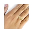 thumbnail image 2 of JewelersClub Stackable Diamond Rings for Women – . 02 Carat White Diamond Ring Jewelry – 14K Gold Plated Stackable Bands for Women – Charming Heart, Star, Peace Sign Ring – Stackable Ring Set by, 2 of 4