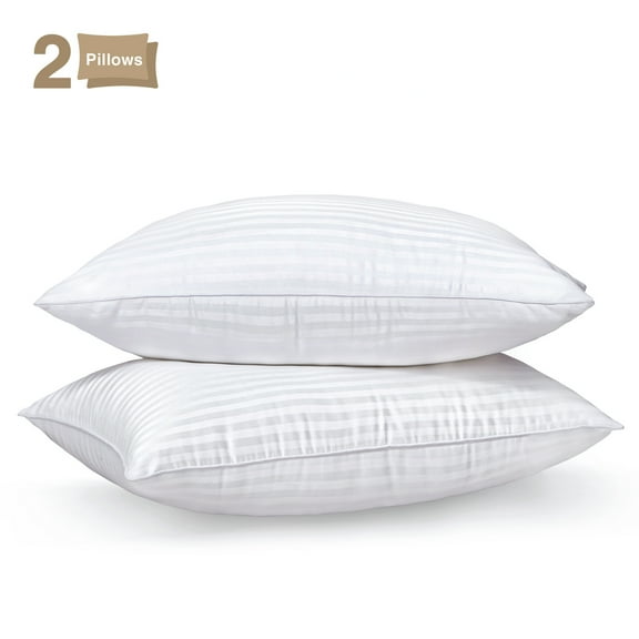 COOKEY Pillow for Bed Queen Size Set of 2 ,Down Alternative Pillows for Sleeping 20x30inch, Luxury Hotel Pillow for Back,Stomach or Side Sleeper