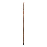 Brazos Rustic Wood Walking Stick, Hickory, Traditional Style Handle, for Men & Women, 58