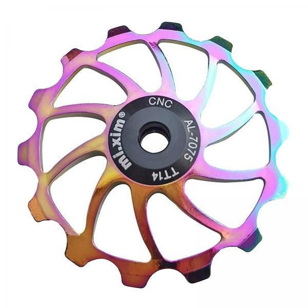 2x 14t Aleación de Aluminio Sellado Almacén Jockey Wheel Guía de Polona Durailleur Polea para Ruedas de Carretera, s de Montaña Sharpla rueda jockey
