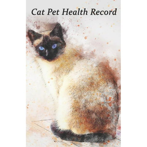 Cat Pet Health Record Cat Vaccination Record and Shot Log Book