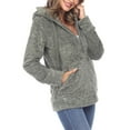 thumbnail image 2 of White Mark Women's Hooded Sherpa Jacket, 2 of 5