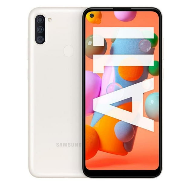 Samsung A11 32 GB GB RAM Dual Desbloqueado Cámaras SM-A115F/DS Blanco