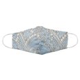 thumbnail image 2 of Reusable Muslin Mixed Blue Cotton Fabric Washable Fashion Face Masks Set of 3, 2 of 8