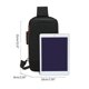thumbnail image 3 of Antitheft Chest Bag Password Lock Shoulder Bag Fashion Crossbody Sling Bags Durable Backpack Nylon Men Travel Bag pure black, 3 of 4