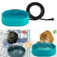 thumbnail image 7 of YUANZI 3.7L Extra Large Heated Water Bowl for Outdoor, 35W Thermostatic Control Heating Pet Bowl Dog Gifts with 6.6Ft Bite-Proof Cord for Winter Dogs Cats Chickens Squirrels, 7 of 7