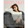 thumbnail image 7 of MOYIKO Slim Fitted Thermal Long Sleeve Shirts for Women Undershirts Crewneck Basic Tees, 7 of 7