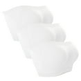 thumbnail image 5 of Mrat Bras for Women Low Back 3pc Strapless Bandeau Bra for Women, Seamless Bralettes Stretchy Padded Tube Tops Bra with Clear Strap S-410 White L, 5 of 7