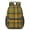 Orange and Blue, variant on Orange and Blue Checkered Pattern 17" School Backpacks for Teens,Waterproof Oxford Fabric,S-Shape Padded Straps for School,Travel,Hiking,Camping