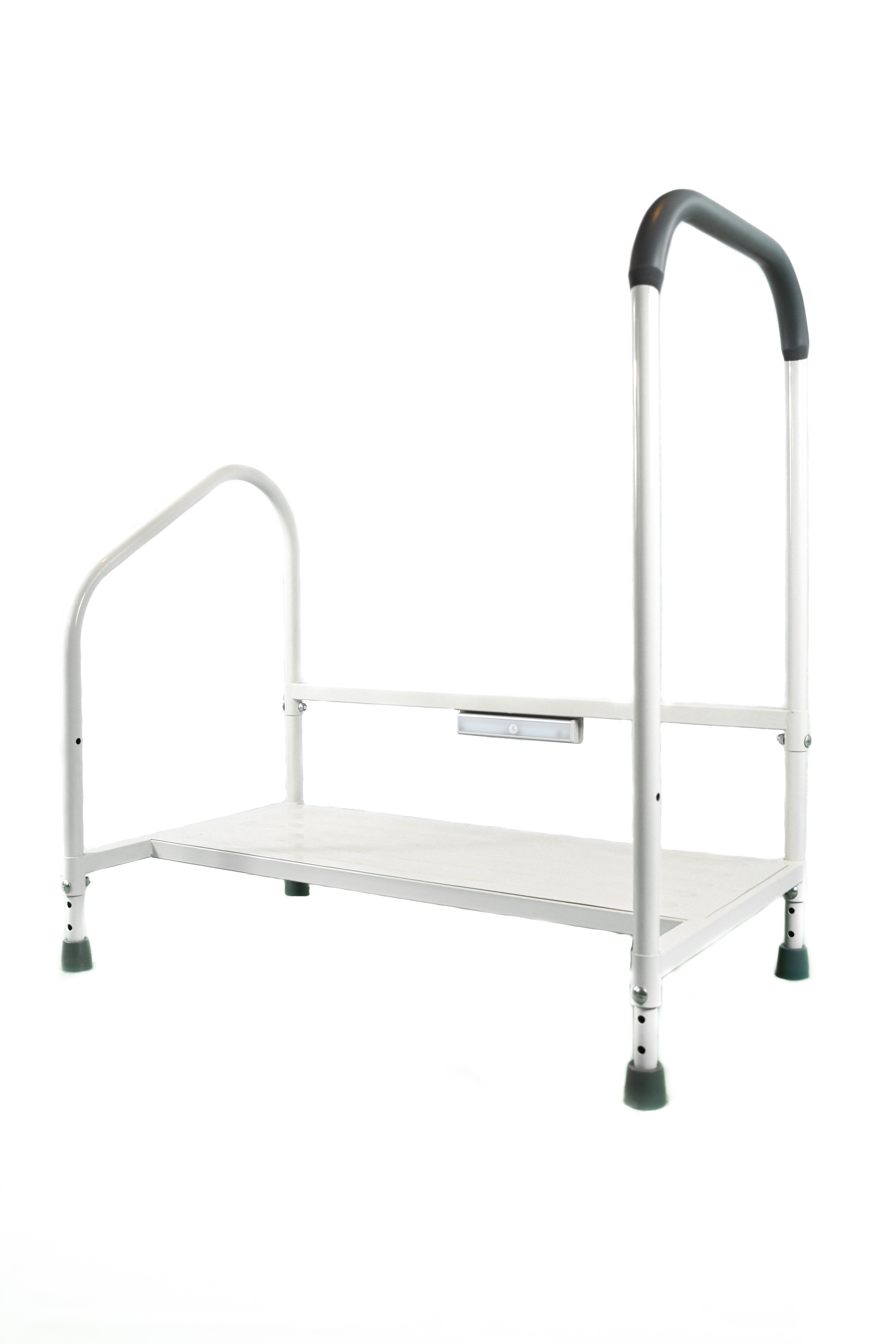 step stool with side rails