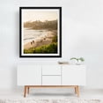 thumbnail image 3 of Walking in Laguna - Laguna Beach California Photography Beach Coast Sunset Seascape Ocean Beach House Tropical Black Framed Wall Art Print 6 x 8 inches, 3 of 4