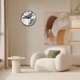 thumbnail image 3 of RKSTN Metal Wall Clock Wall Clock Living Room Clock Digital Clock Wall Watch Modern Silent Mute Clock, 3 of 6
