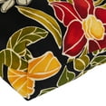 thumbnail image 5 of Aloha Black Floral 42 x 21 in. Outdoor Tufted Dining Chair Cushion (Set of 2) by Greendale Home Fashions, 5 of 9